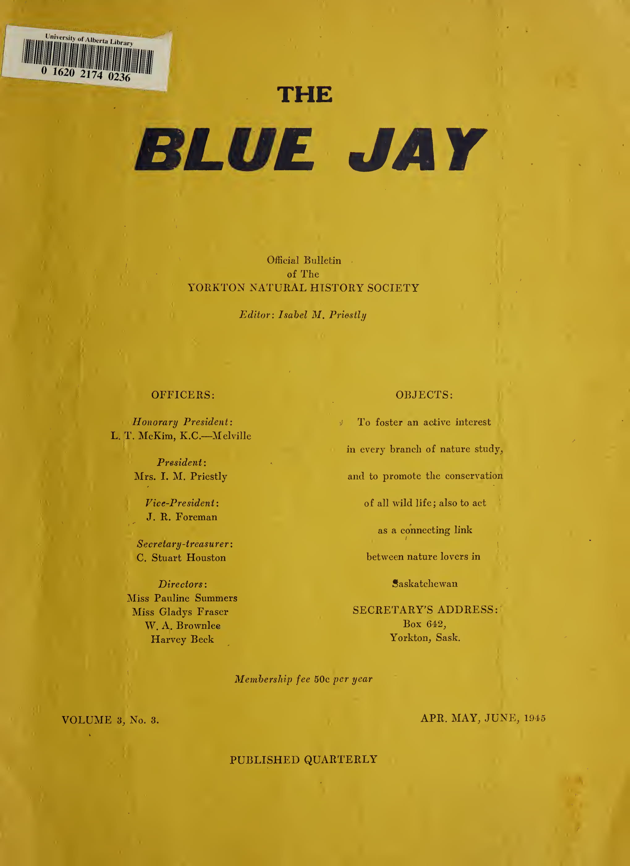 Cover Image for Spring 1945