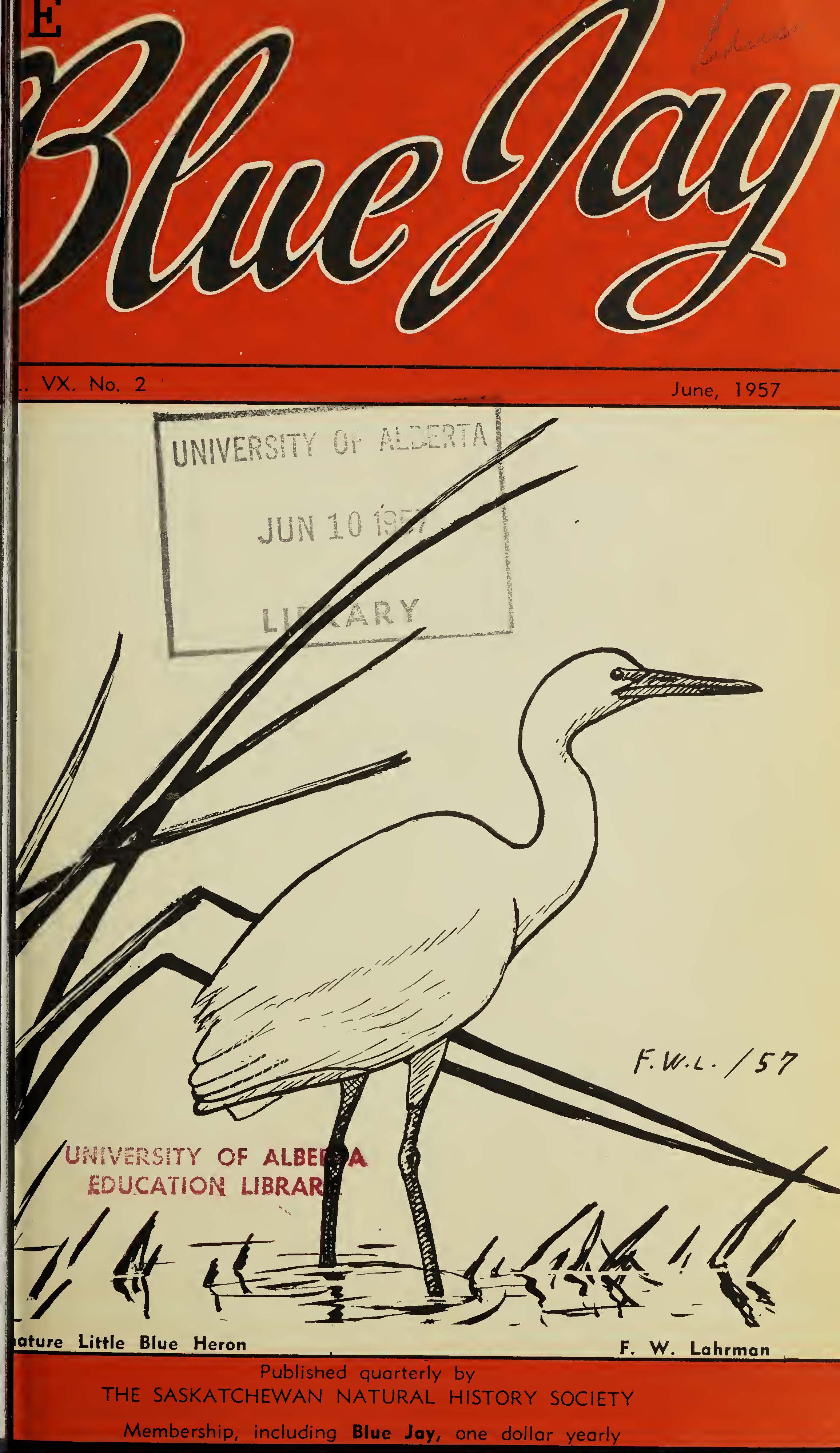 					View Vol. 15 No. 2 (1957): June 1957
				